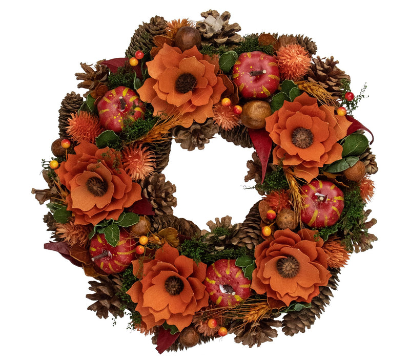 Northlight Artificial Fall Wreath 13.25" — View 3