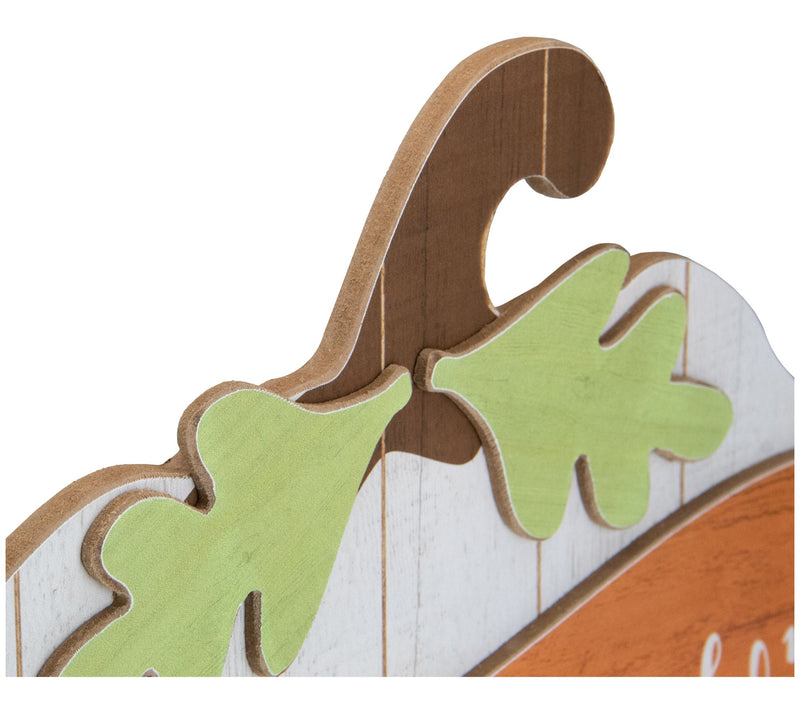 Northlight Wooden Pumpkin Shaped Wall Decoration — View 5