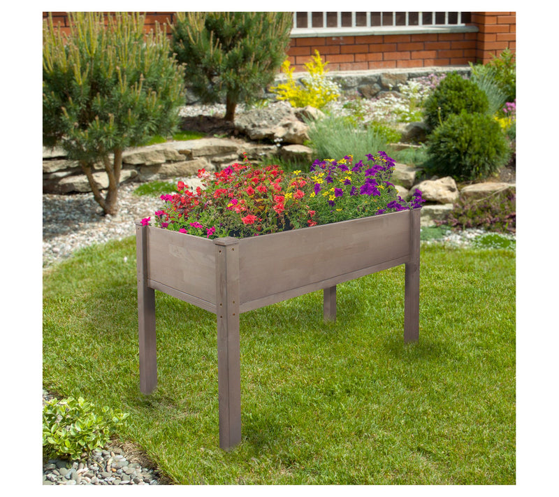 Northlight Wood Raised Garden Bed Planter Box — View 9