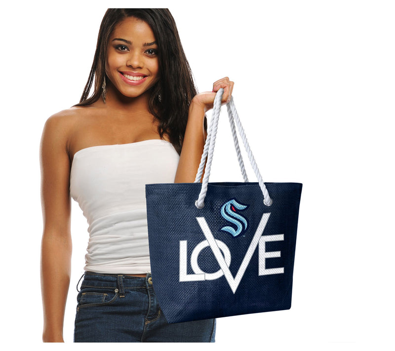 Littlearth NHL Love Your Team Woven Tote — View 4