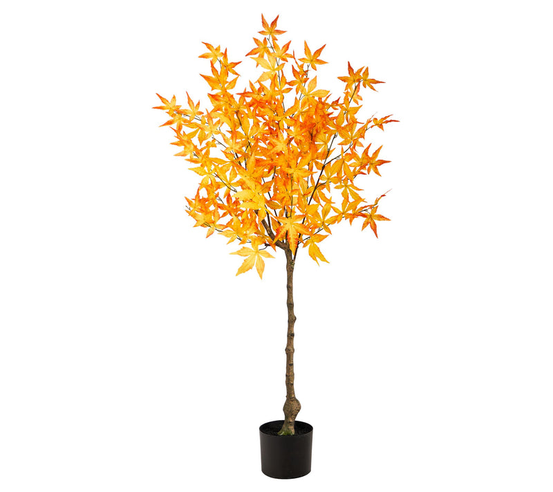 Nearly Natural 4'H Autumn Maple Artificial Tree — Main view
