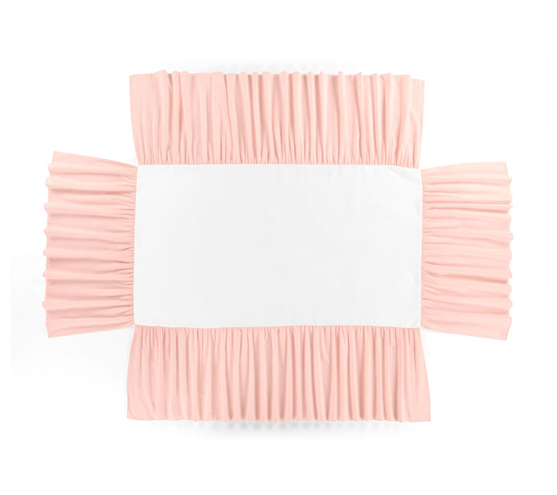 Ruffle Crib Skirt Pink Single 28x52 by Lush Decor — View 5