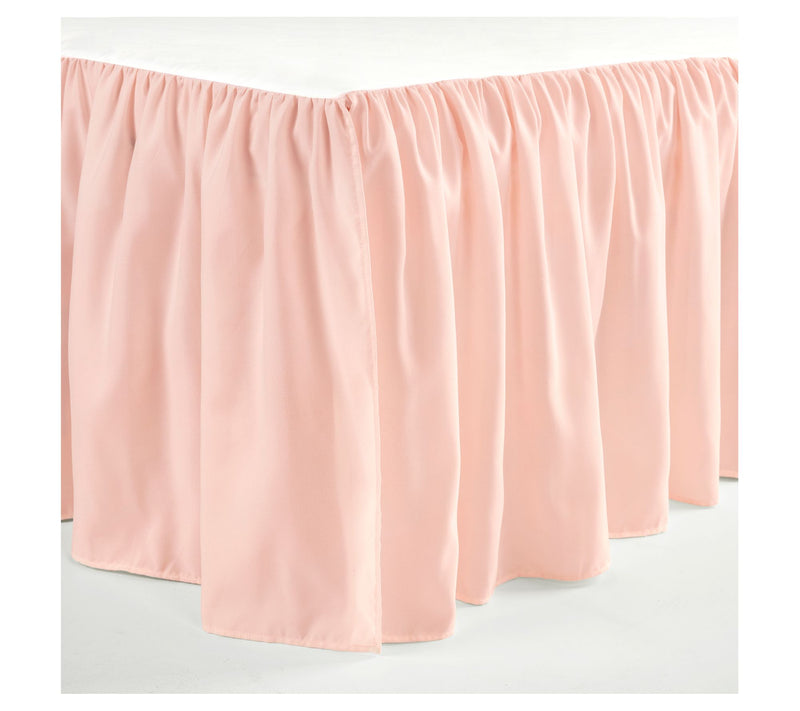 Ruffle Crib Skirt Pink Single 28x52 by Lush Decor — View 4