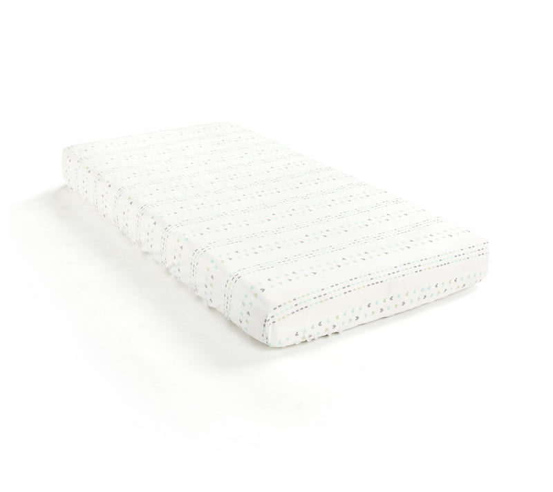 Hygge Sloth Geo Fitted Crib Sheet by Lush Decor — View 7