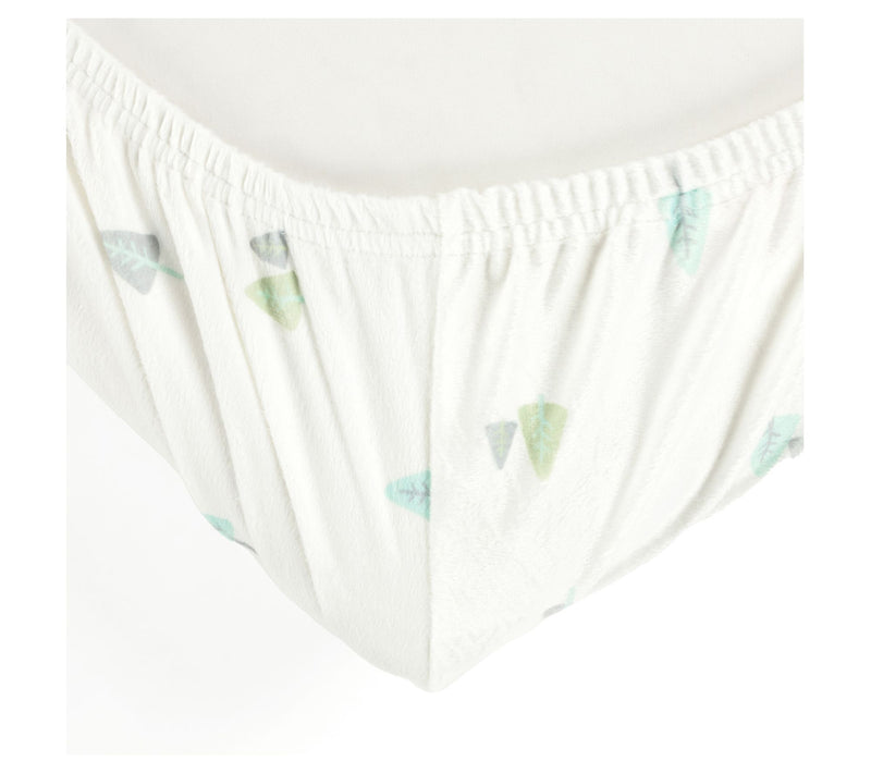 Hygge Sloth Trees Fitted Crib Sheet Multi by Lush Decor — View 6