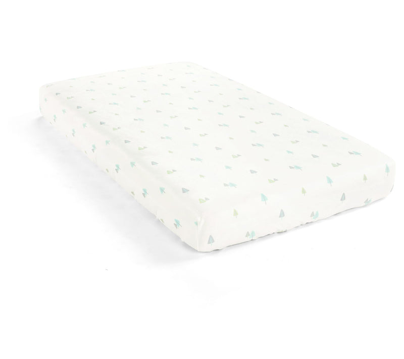 Hygge Sloth Trees Fitted Crib Sheet Multi by Lush Decor — View 7