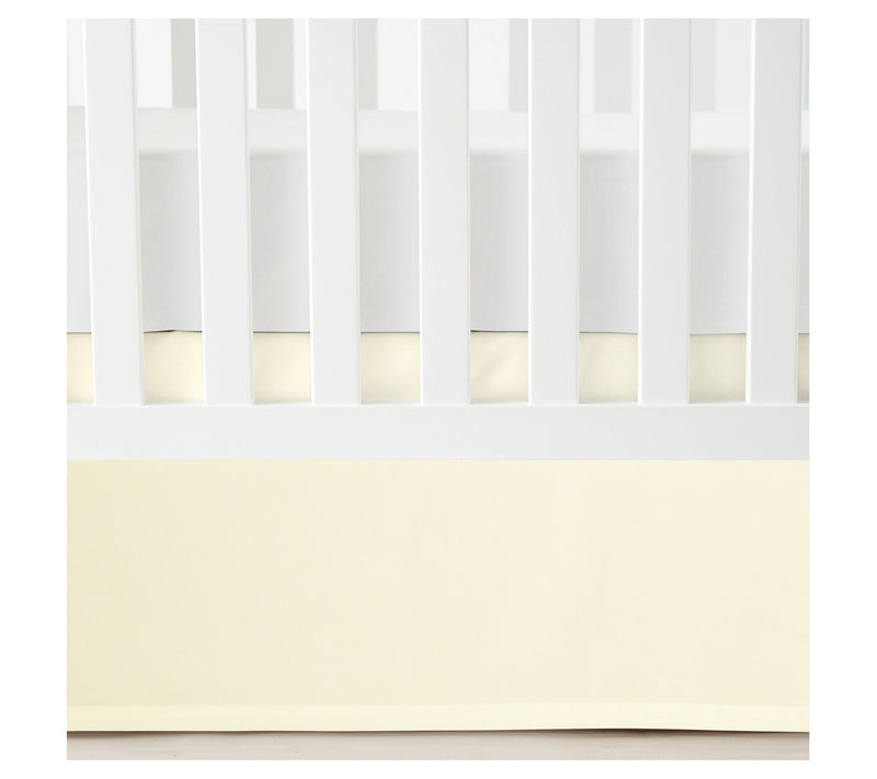 Printed Linen Textured Crib Skirt by Lush Decor — Main view