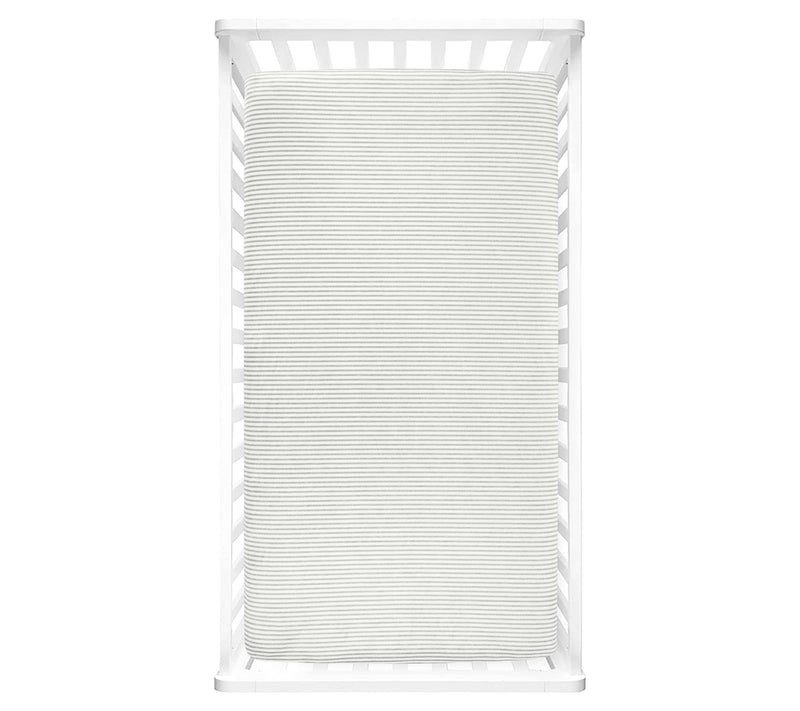 Lush Decor Stripe Soft & Plush Fitted Crib Sheet — View 4