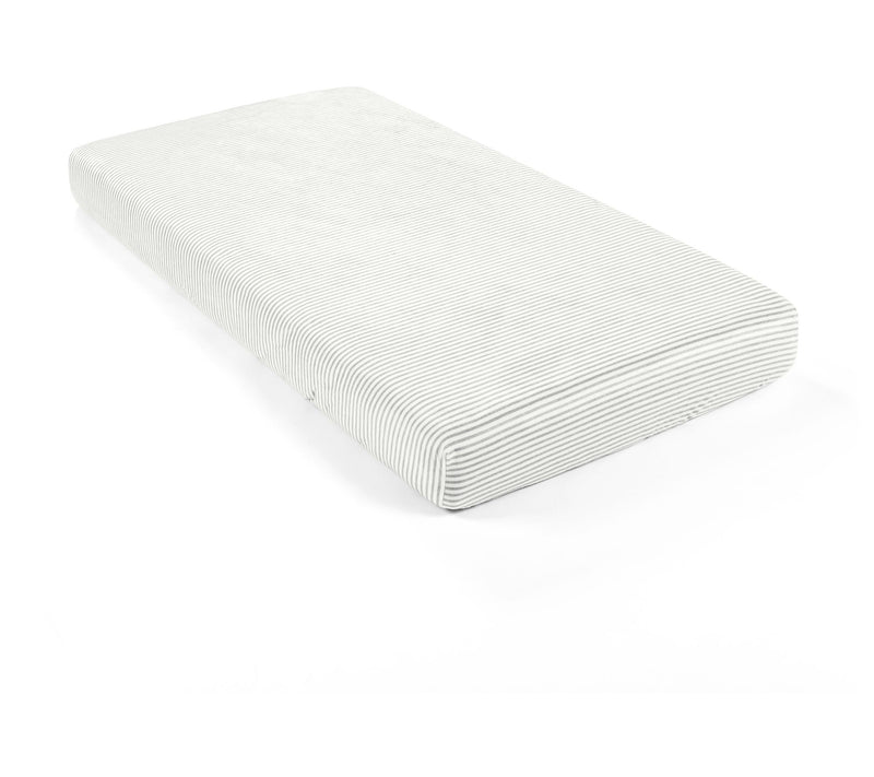 Lush Decor Stripe Soft & Plush Fitted Crib Sheet — View 6