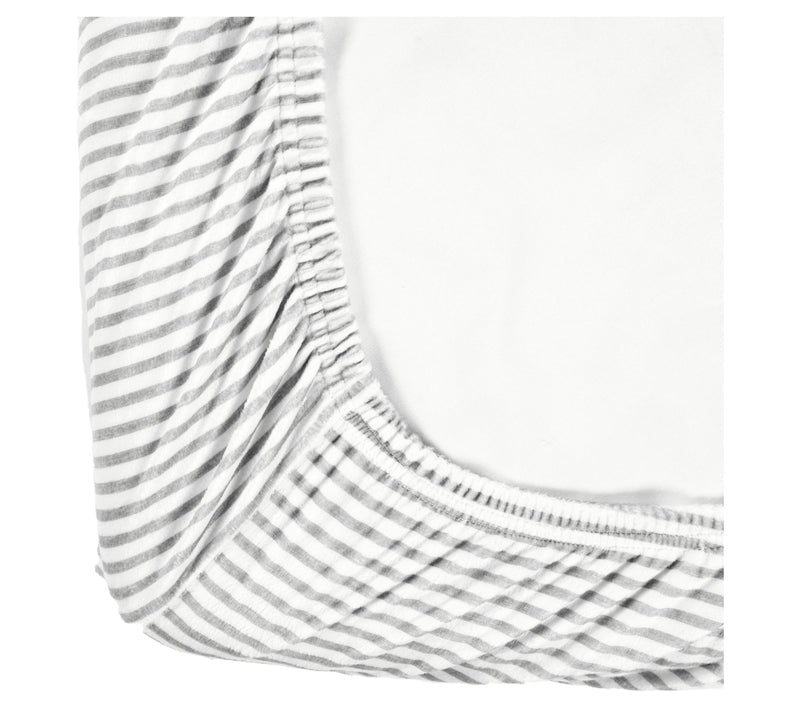 Lush Decor Stripe Soft & Plush Fitted Crib Sheet — View 7