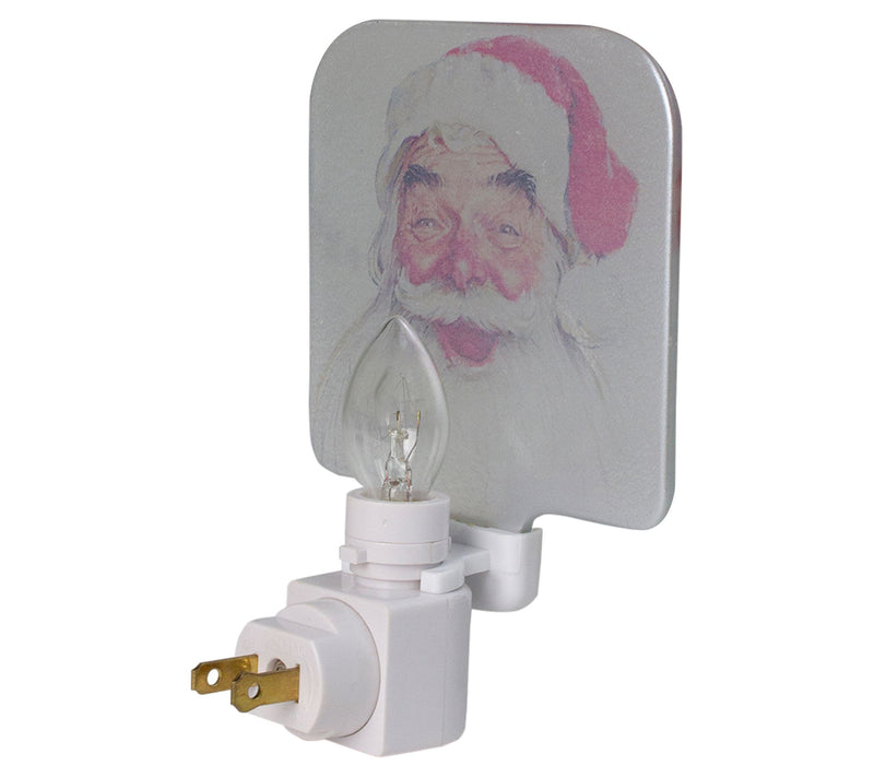 Northlight 6" Norman Rockwell 'Santa Claus' Nigt Light — View 4