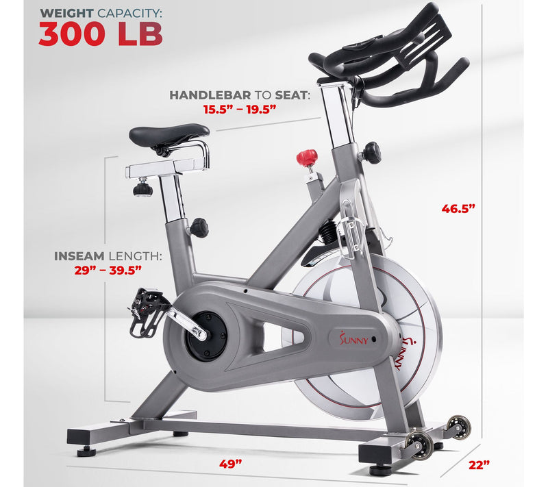 Sunny Health Fitness Synergy Pro Magnetic Indoo r Cycle Bike — View 7