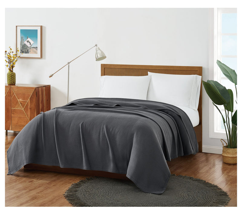 Frye Cotton Woven Twin/Twin XL Blanket — View 7