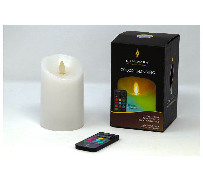 Luminara 4" Color Changing Flameless Candle wit h Remote — Main view