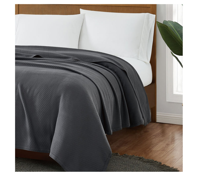 Frye Cotton Woven King Blanket — View 13