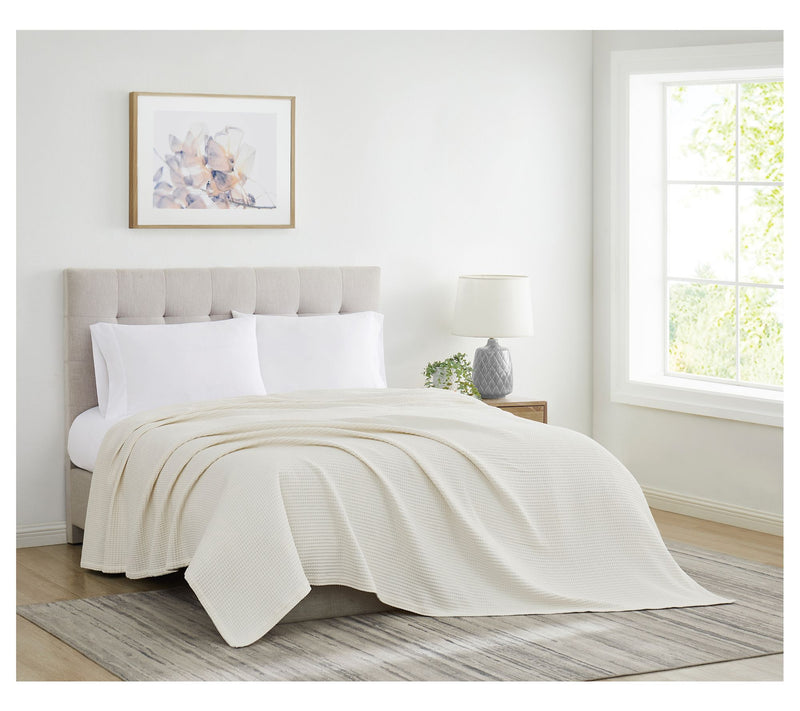 Cannon Heritage Cotton Waffle King Blanket — View 9