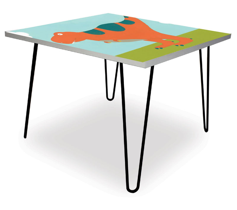 Courtside Market Dinosaur I 24x24 Square Table — View 3