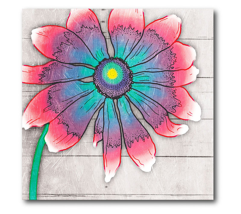 Courtside Market Pastel Petals I 24x24 Square Table — View 4