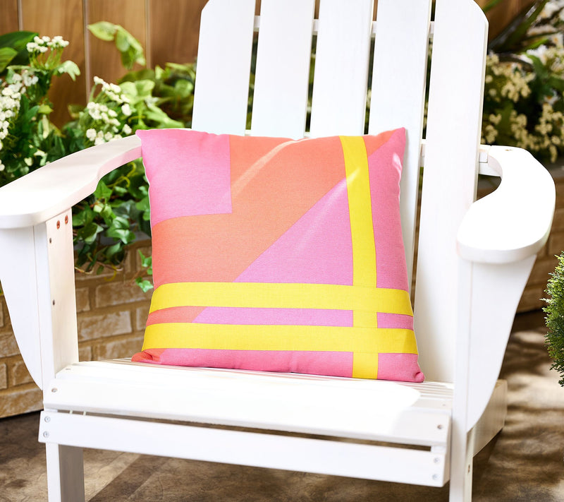 Bobby Berk Colorblock Square Pillow — Main view