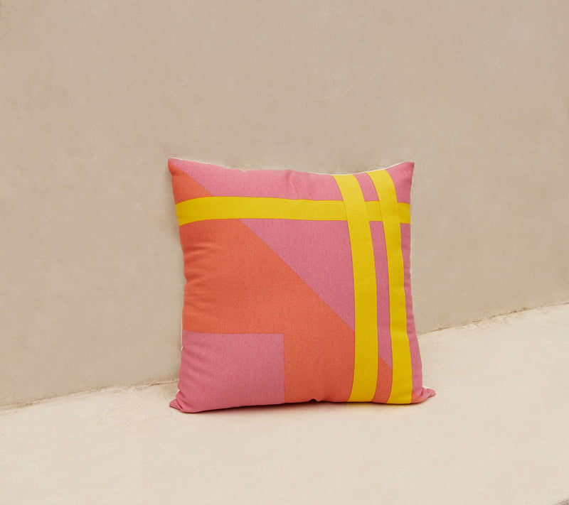 Bobby Berk Colorblock Square Pillow — View 5