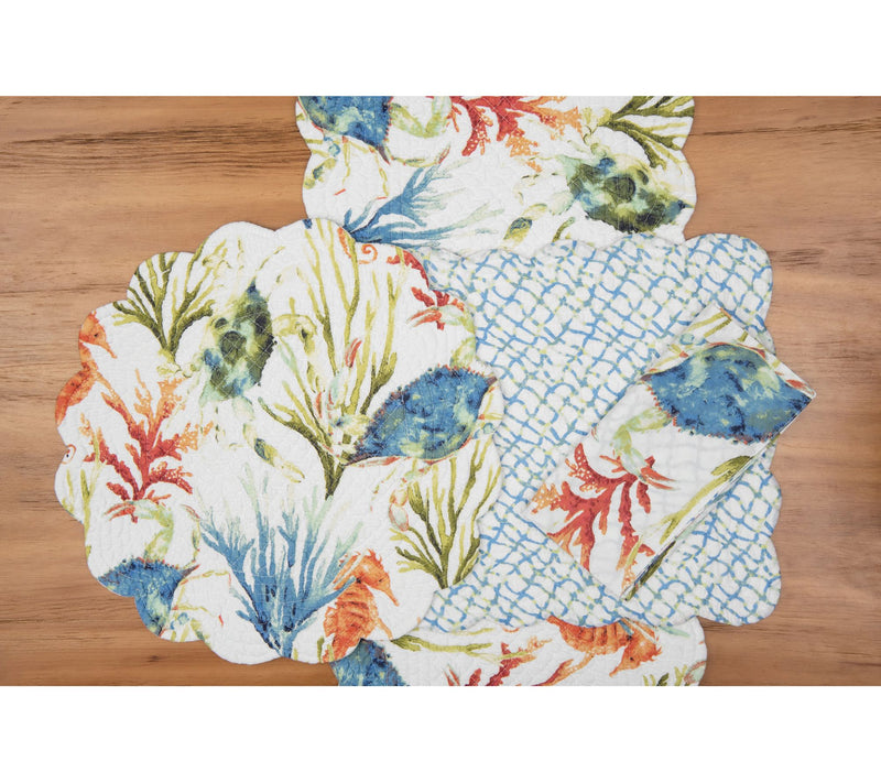 17" Marino Round Placemat Set of 6 by Valerie — View 10