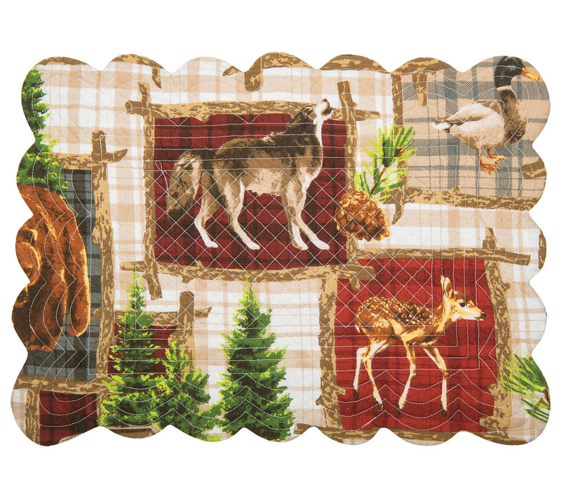 13" x 19" Bryson Retreat Placemat Set of 6 by Valerie — View 4