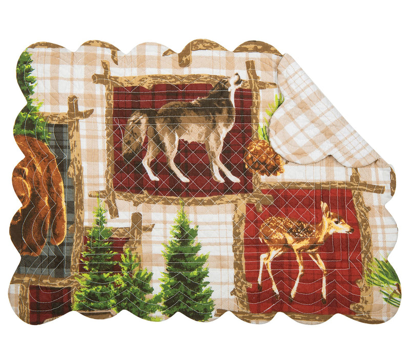 13" x 19" Bryson Retreat Placemat Set of 6 by Valerie — Main view