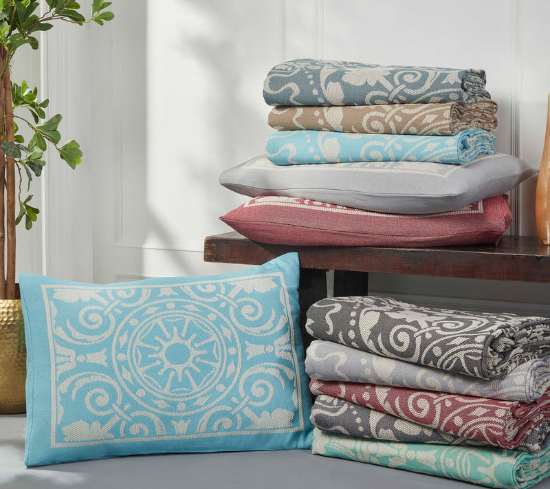 Superior Cotton Blend Oversized Bedspread and Sham Set, Queen — View 23
