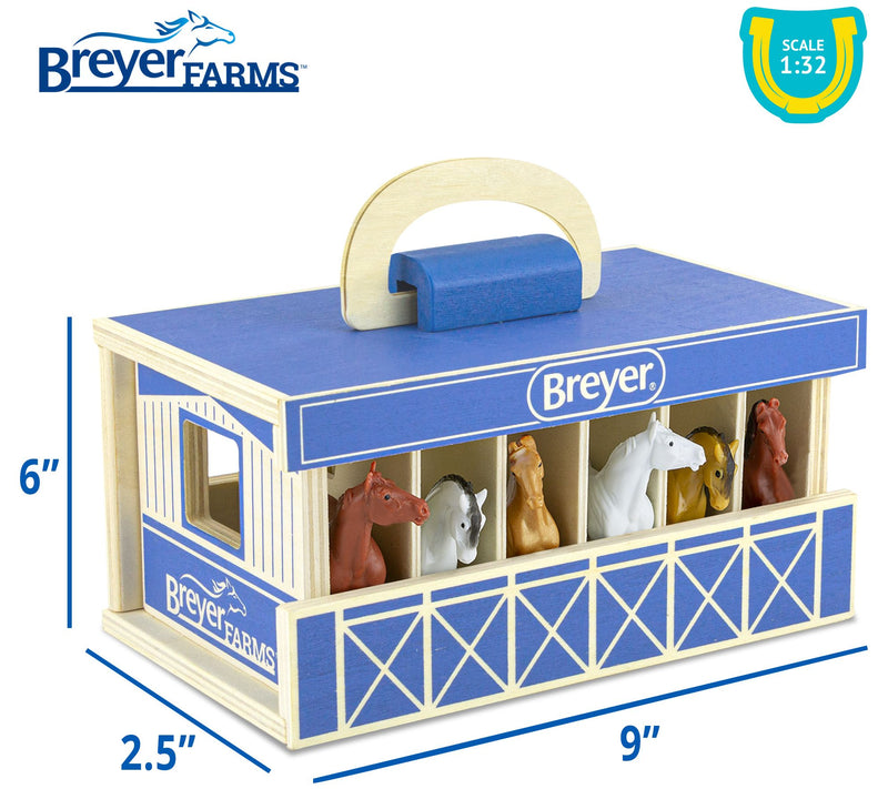 Breyer Farms Wooden Stable & Horse Play Set — View 4