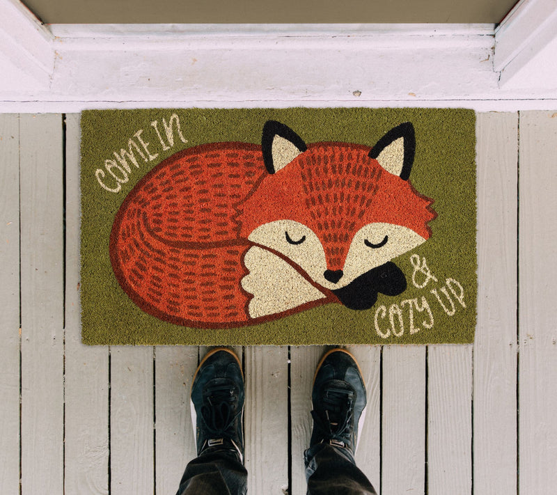 Design Imports Cozy Fox 17x29 Doormat — View 7