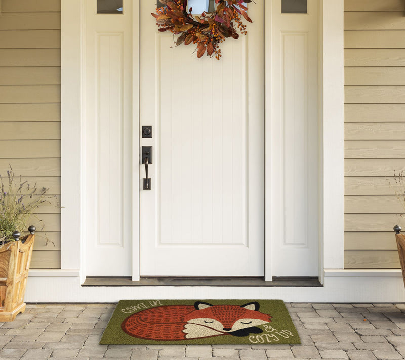 Design Imports Cozy Fox 17x29 Doormat — View 5
