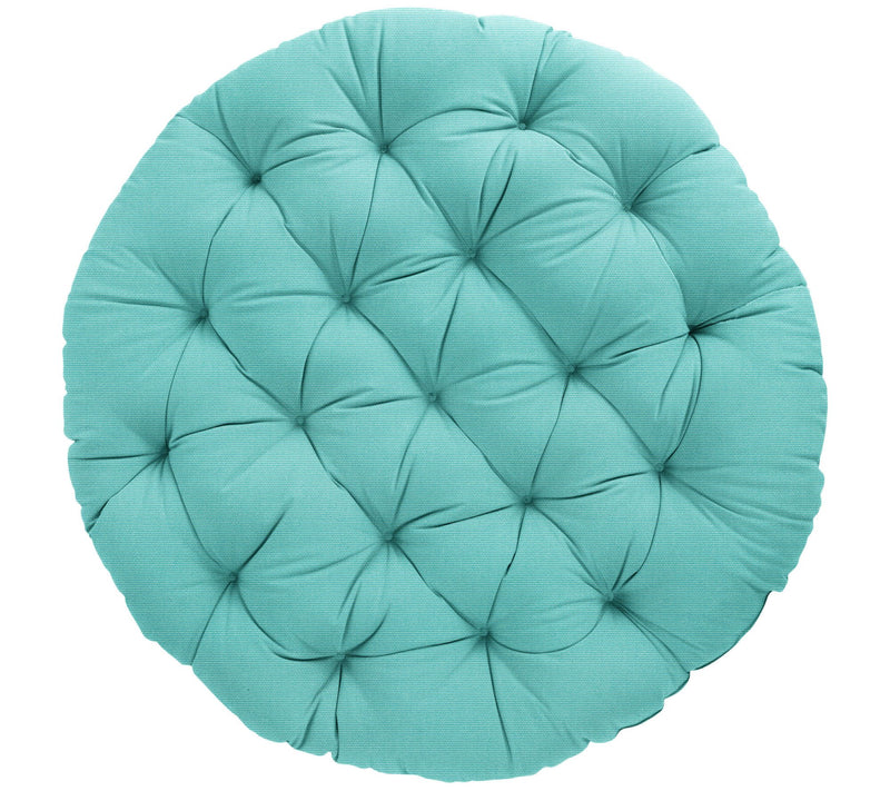 Sorra Home Indoor/Outdoor Sunbrella Round Papasan Cushion — View 3