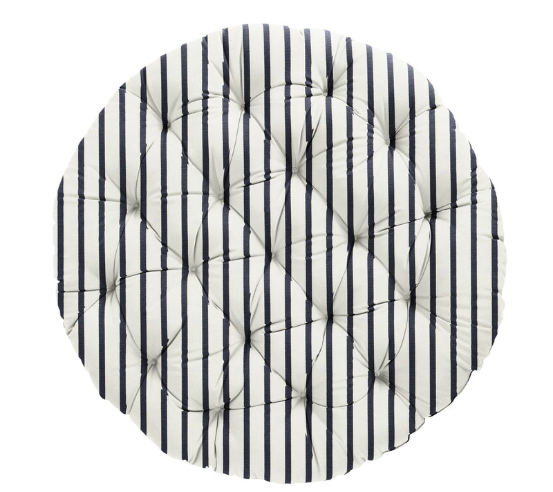 Sorra Home Indoor/Outdoor Sunbrella Stripe Papasan Cushion — Main view