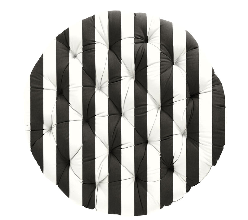Indoor/Outdoor Sunbrella Cabana Stripe Papasan Cushion — View 3