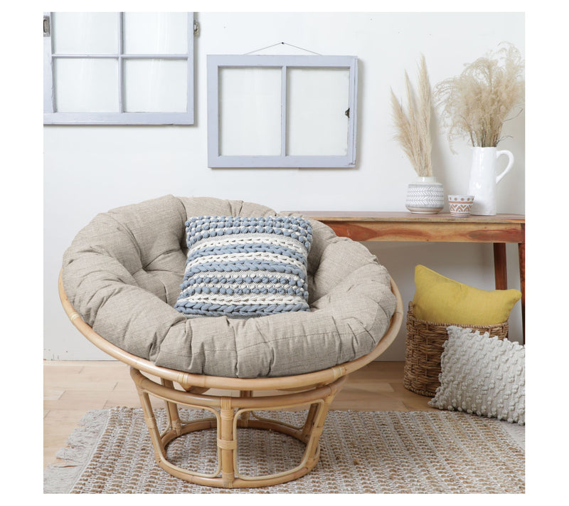 Sorra Home Indoor/Outdoor Sunbrella Cast Papasan Cushion — View 6