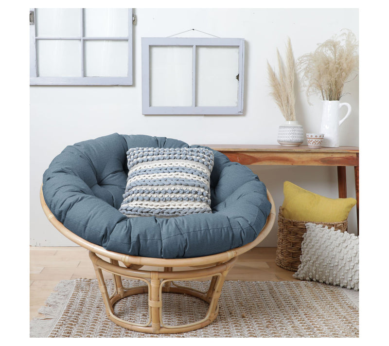 Sorra Home Indoor/Outdoor Sunbrella Spectrum Papasan Cushion — View 8