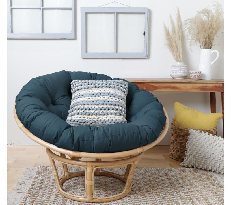 Sorra Home 48" Round Papasan Cushion — View 29