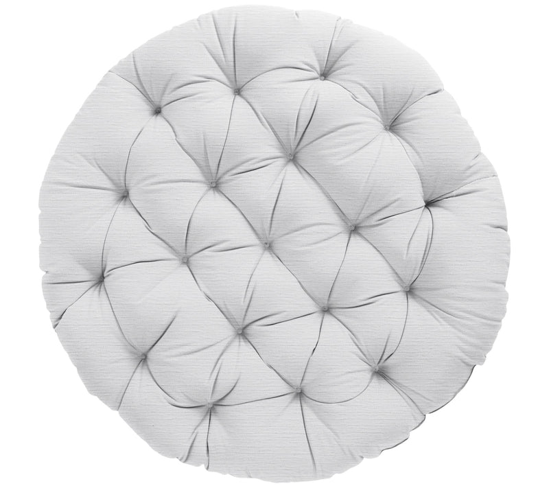 Sorra Home Indoor Angel Snow Round Papasan Cushion — Main view