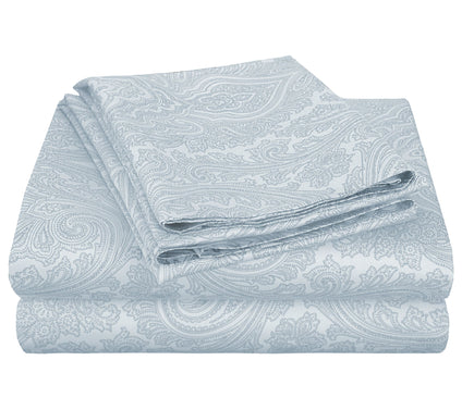 Superior Paisley 600-Thread Count CottonBlend Sheet Set, Queen