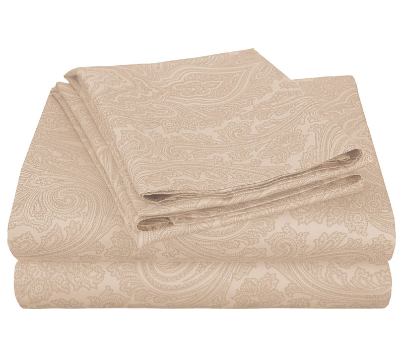 Superior Paisley 600-Thread Count CottonBlend Sheet Set, Queen — View 15