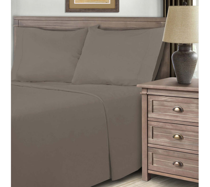 Superior Cotton Blend Solid 600-Thread Count Sheet Set, King — View 5