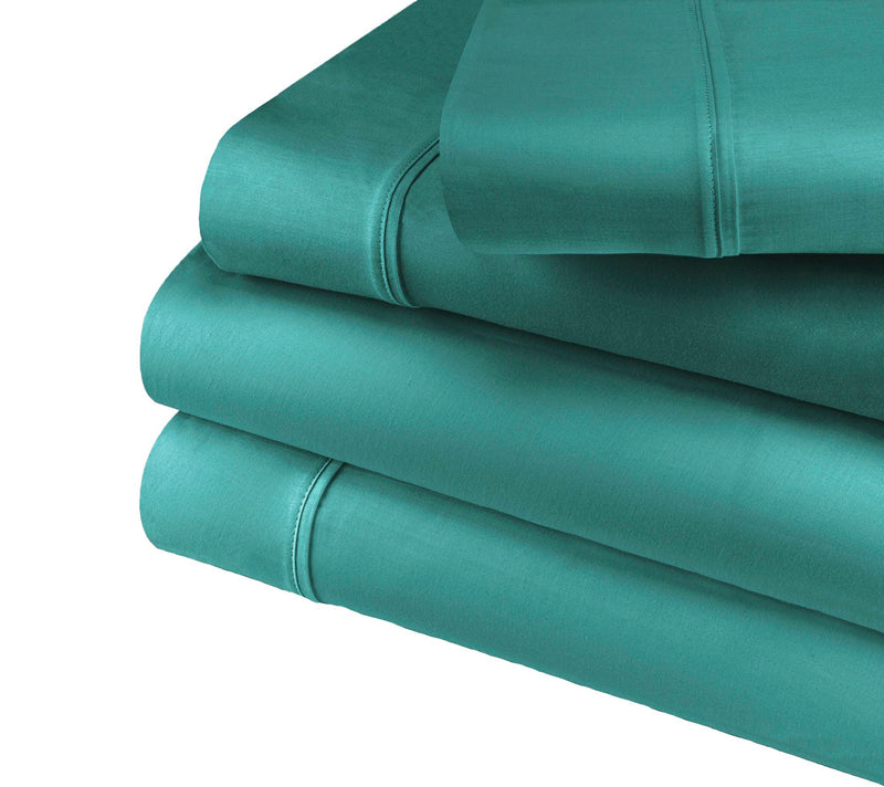 Superior Solid 1500-Thread Count Cotton-Blend Sheet Set, King — View 20