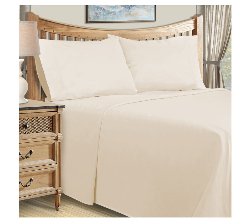 Superior Solid 1500-Thread Count Cotton-Blend Sheet Set, King — View 14