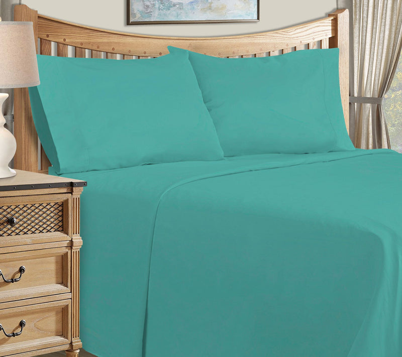 Superior Solid 1500-Thread Count Cotton-Blend Sheet Set, King — View 11