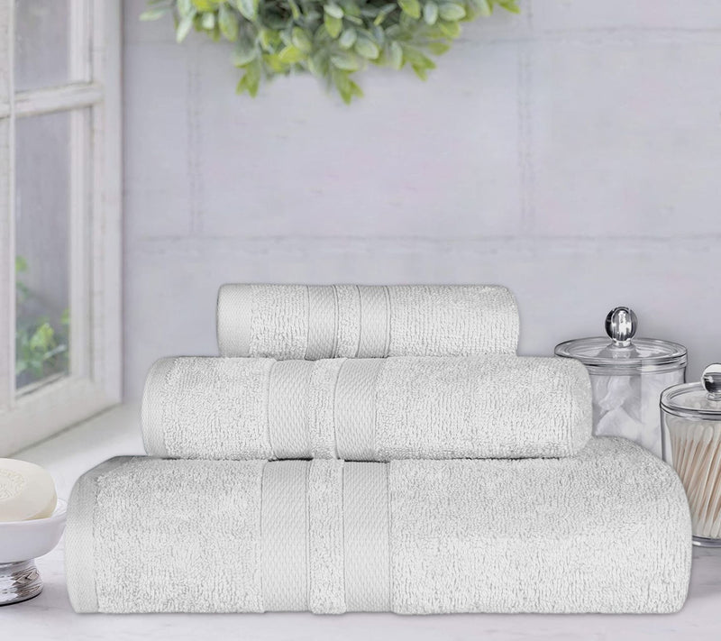 Superior Ultra-Soft Cotton Highly Absorbent 3-Piece Towel Set — View 27
