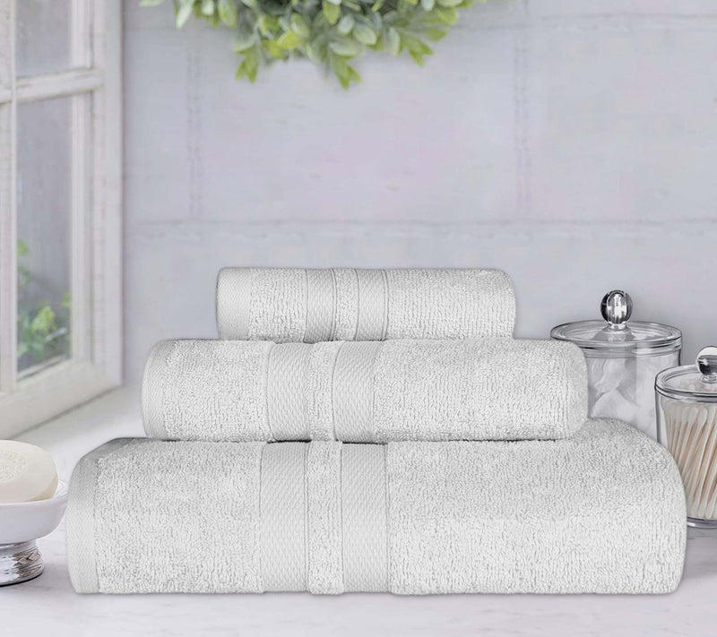 Superior Ultra-Soft Cotton Highly Absorbent 3-Piece Towel Set — View 29