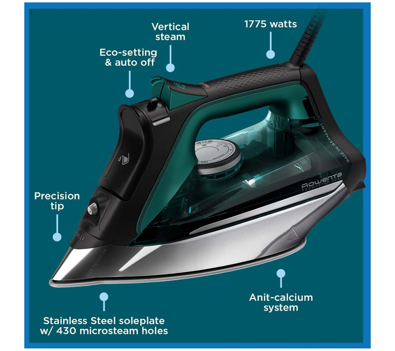 Rowenta Pro Master X-CEL Clothes & Garment Steam Iron — View 9