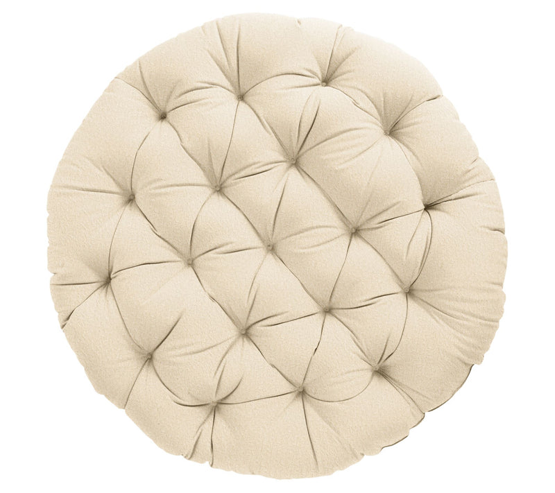 Sorra Home 44" Suede Round Papasan Cushion — View 9