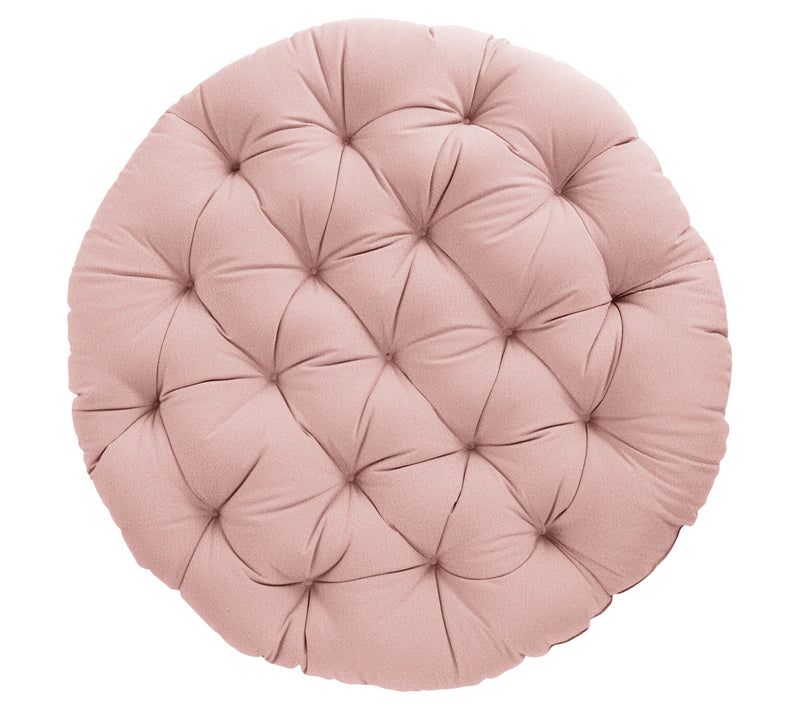 Sorra Home 48" Suede Round Papasan Cushion — View 5