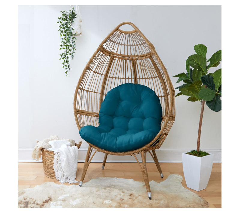 Sorra Home Suede Egg Chair Cushion — View 24